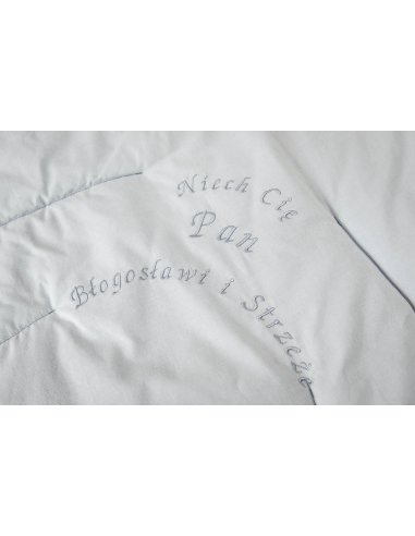 Rożek niemowlęcy handmade z aniołem -...