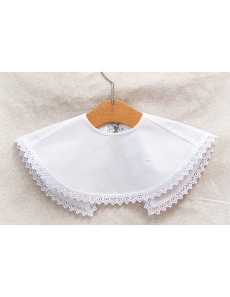 Szatka do Chrztu Św. handmade - kołnierzyk bez haftu