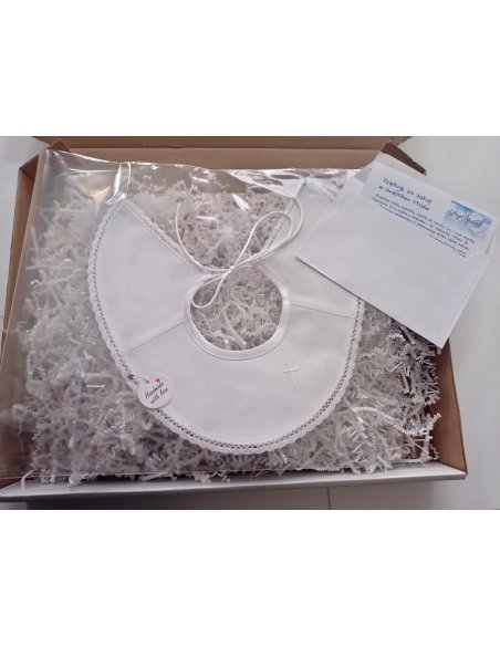 Szatka do Chrztu Św. handmade - kołnierzyk bez haftu